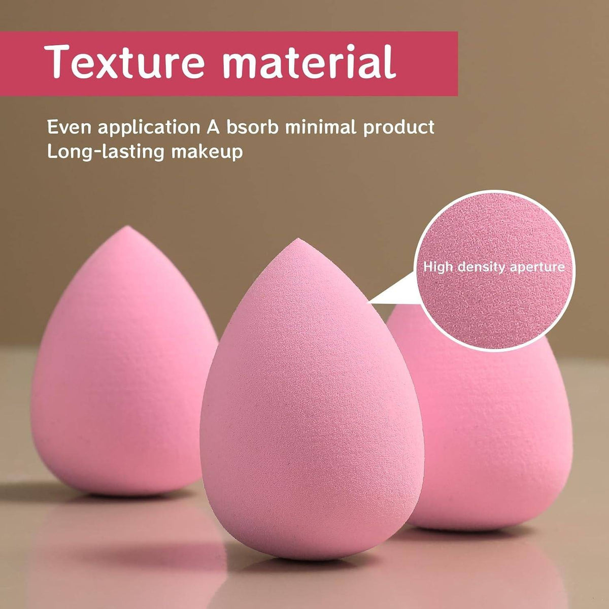 15 Pack Makeup Sponges Set for Liquid, Cream & Powder Foundation