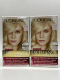 Lightest Natural Blonde Permanent Hair Color 9 1/2 NB - Pack of 2