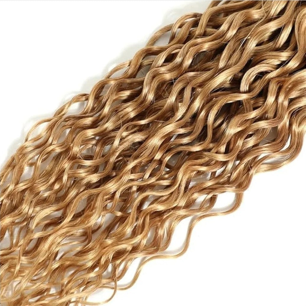 Virgin Human Hair Bundles 27# Jerry Curl 18 20 22 Inches - Unbranded