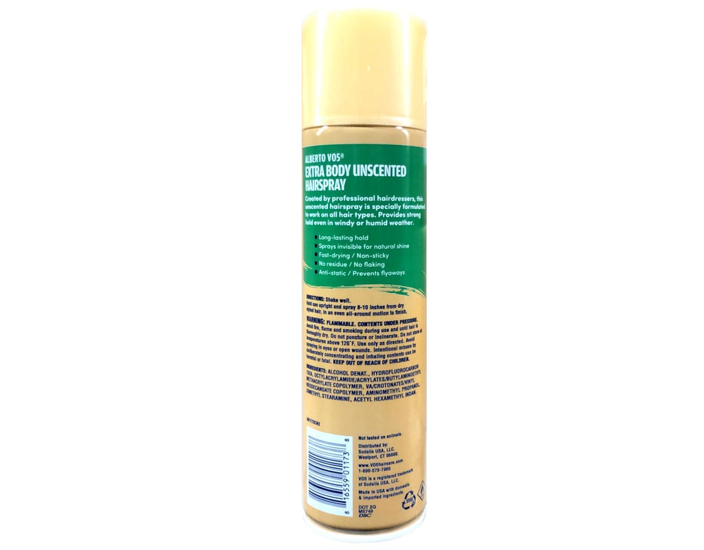 Unscented Strong Hold Hairspray 24HR - Pack of 6, 8.5 Oz