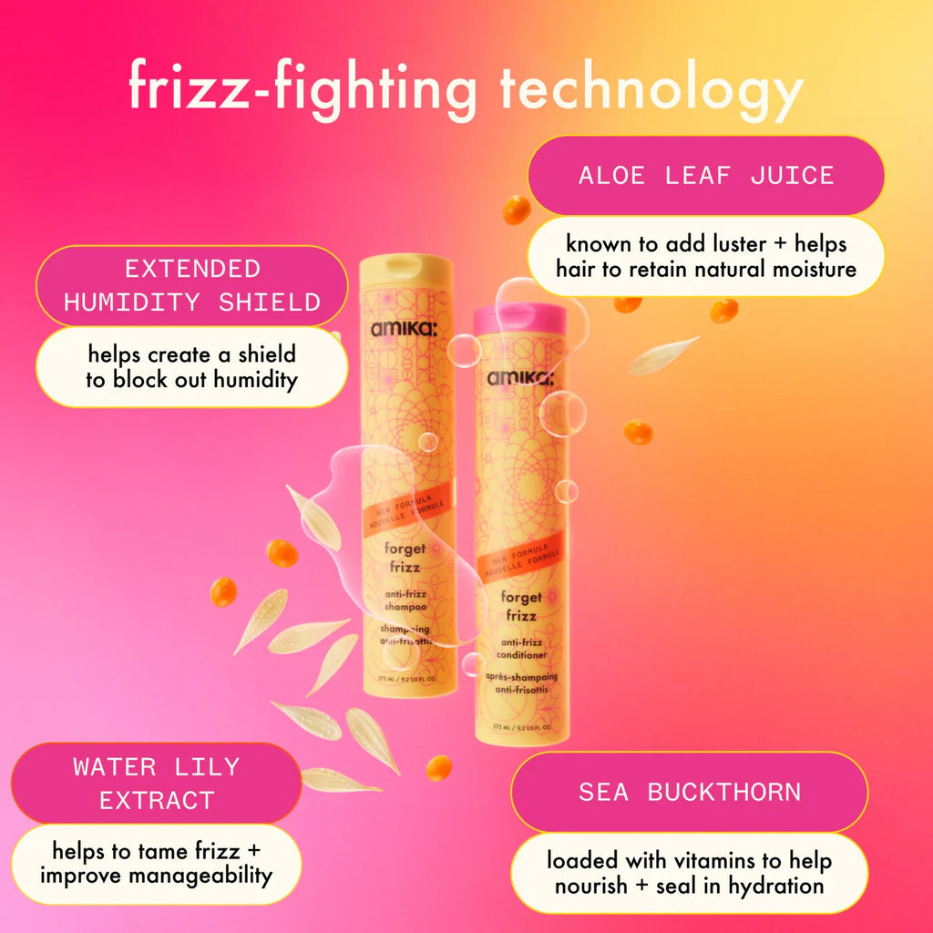 Anti-Frizz Hair Treatment Set - Hydrating Shampoo, Conditioner & Spray