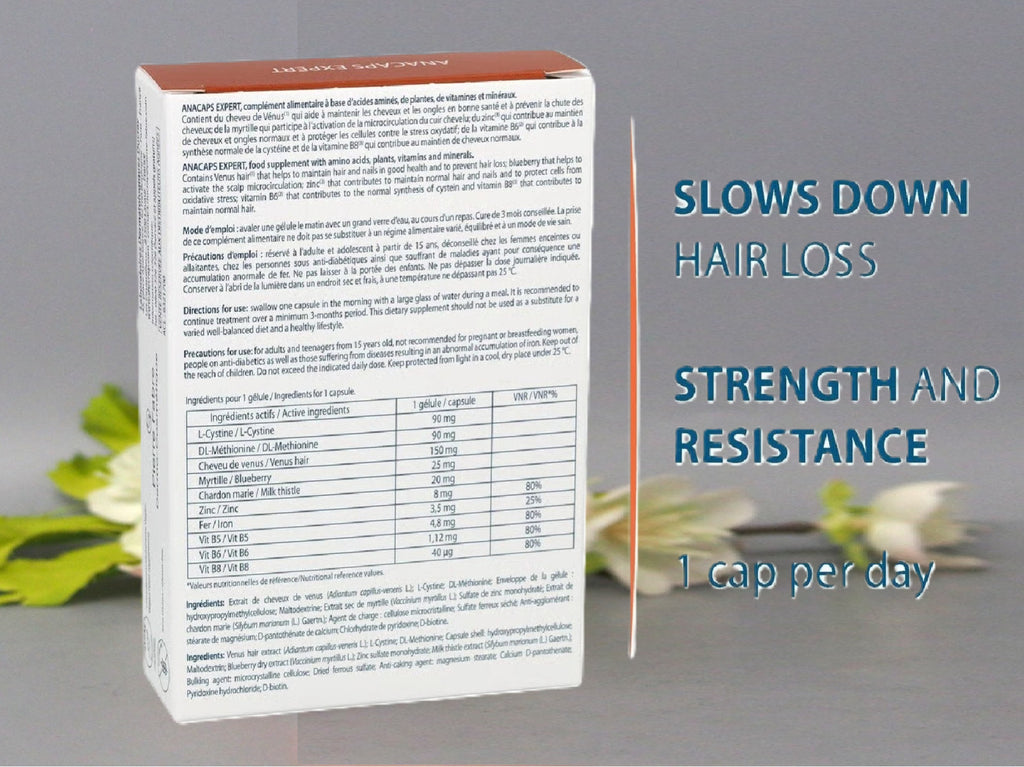 Hair Loss for Men & Women - 30 Capsules, Vegan & Gluten-Free