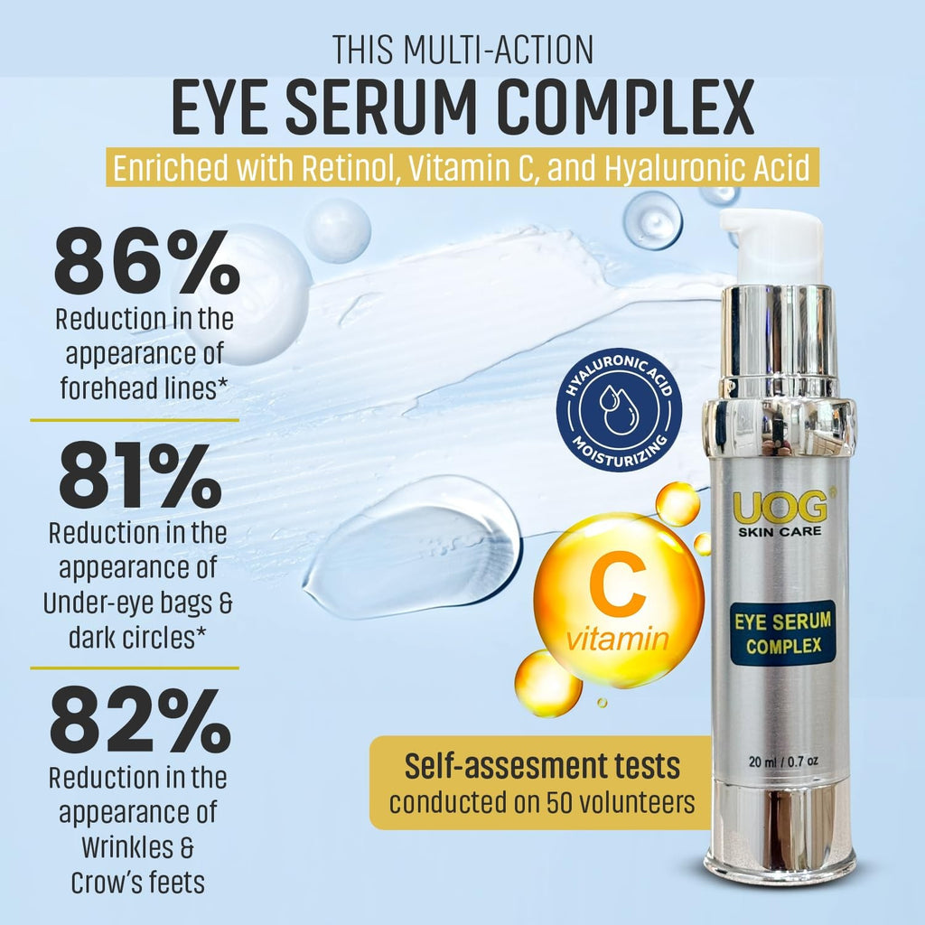 Eye Serum for Dark Circles Puffiness Wrinkles - 20ml Hydrating & Firming