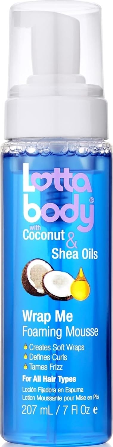 Curl-Defining Foaming Mousse with Coconut & Shea Oils for Natural & Relaxed Hair - 7 Oz