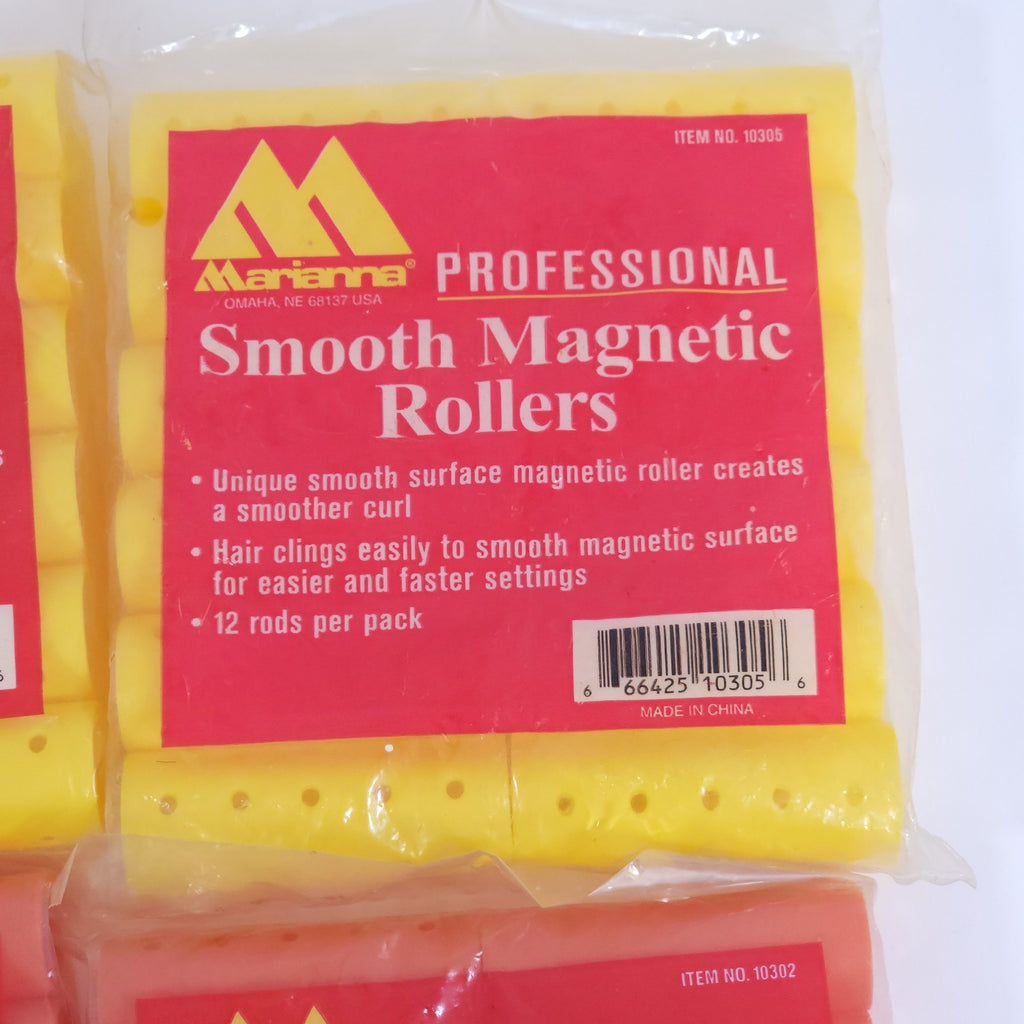 Marianna Magnetic Hair Rollers Set of 132 - Vintage Smooth Styling Tools