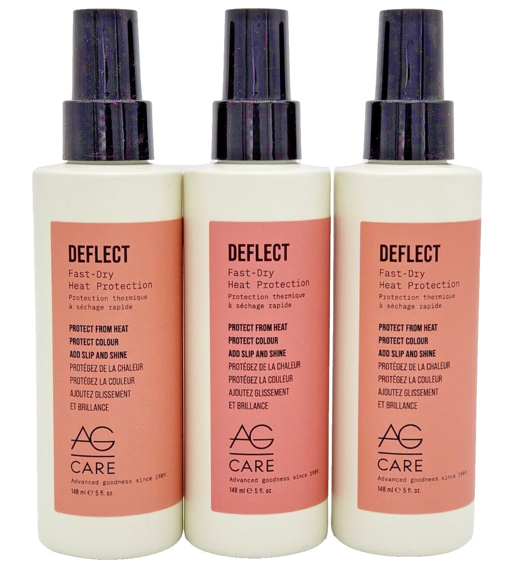Hair Heat Protectant Spray - Fast Drying, Color-Protecting, 5 oz Set of 3