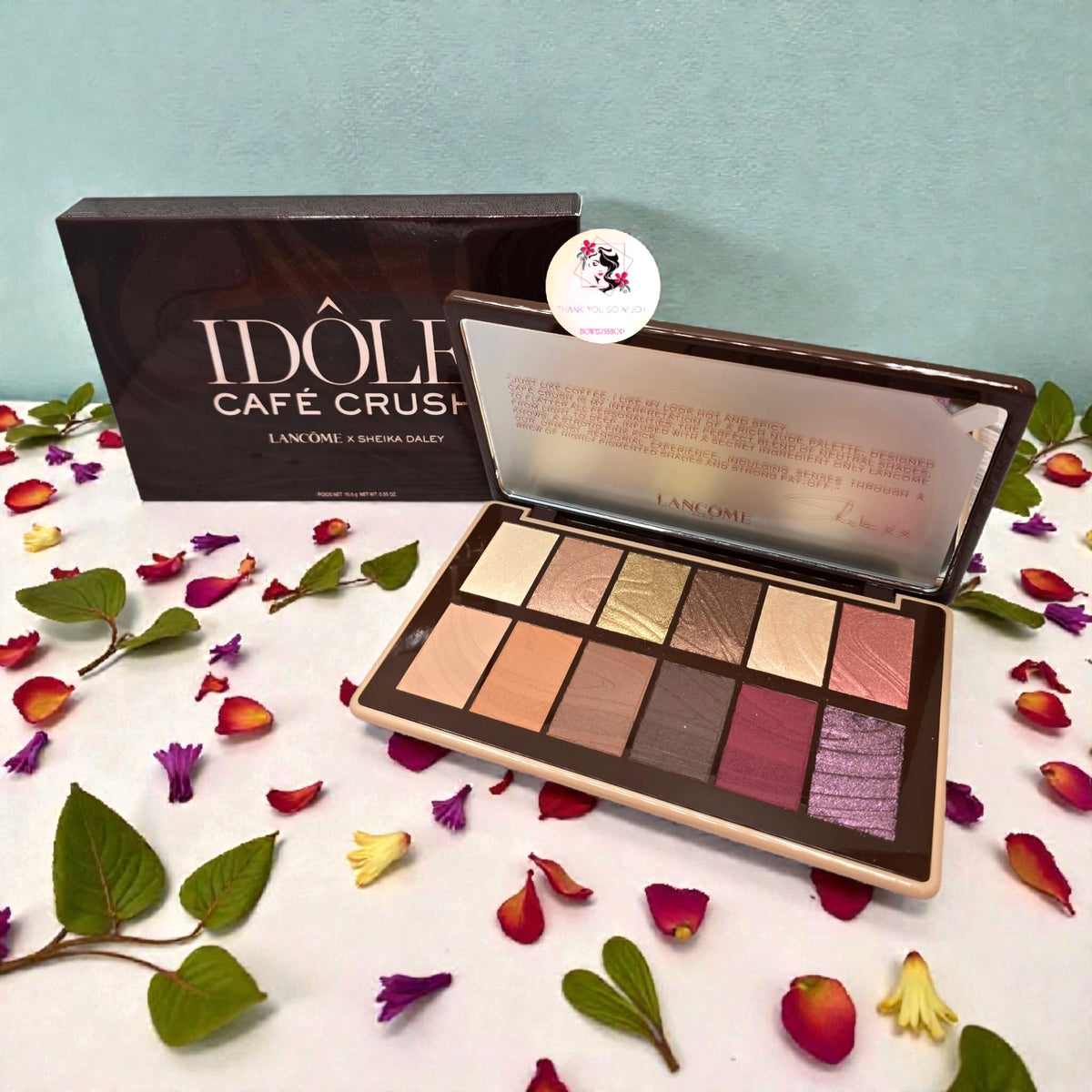 Lancôme Idole Cafe Crush x Sheika Daley 12 Eyeshadow Palette New Authentic