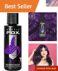 Vibrant Purple Hair Color Semi-Permanent Ammonia-Free 4 Fl Oz