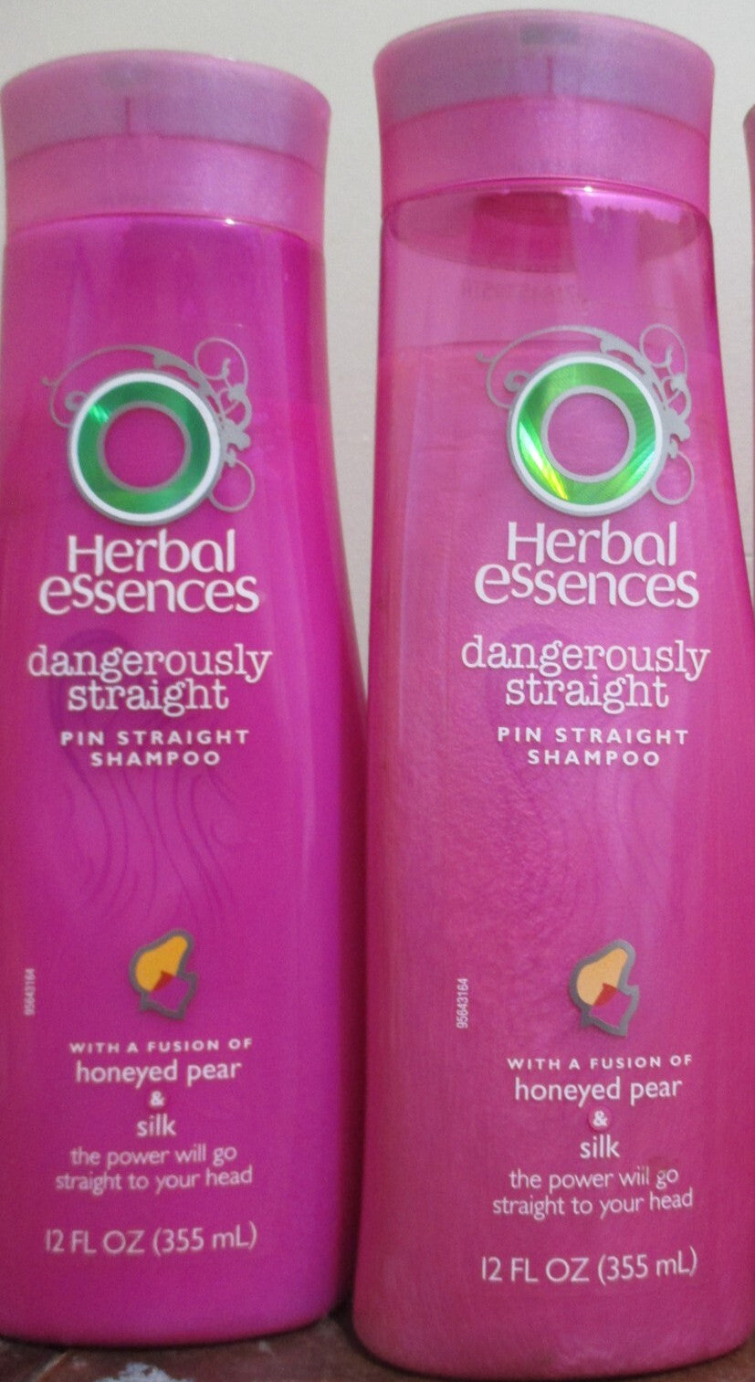 Herbal Essences Dangerously Straight Shampoo Set - 11 Oz x 2