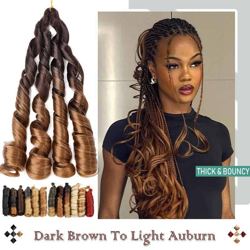 Loose Wave Braiding Hair Extensions Afro French Curls for Crochet & DIY Styles