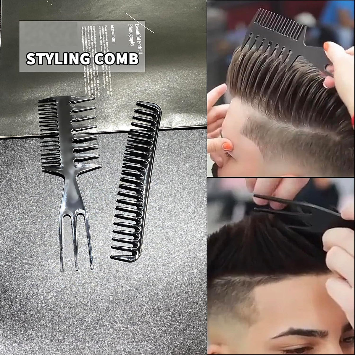 10-Piece Hair Comb Set for Men & Women Styling & Detangling