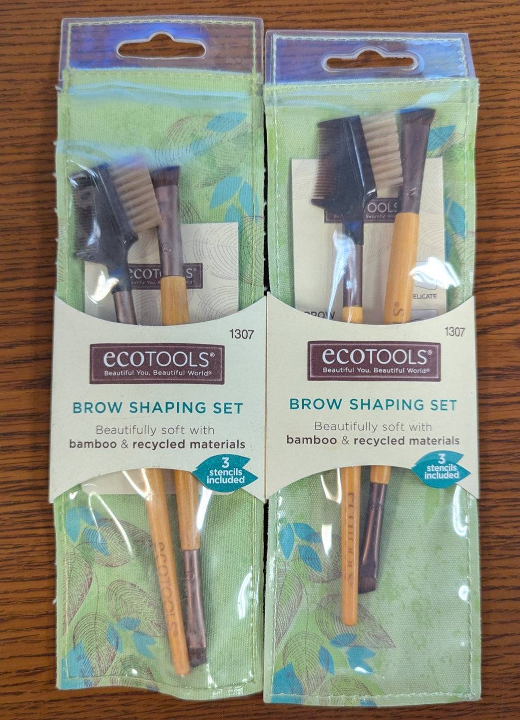 EcoTools Brow Shaping Set - 2 Pack Brow Groomer & Comb, Item 1307