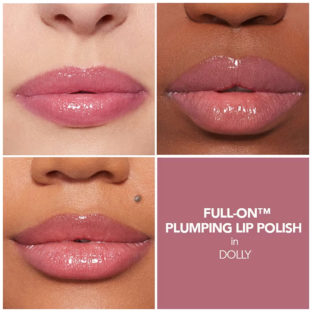 Buxom Full On Lip Plumper Mini Set 2 x .07oz / 2ml Dolly Mauve