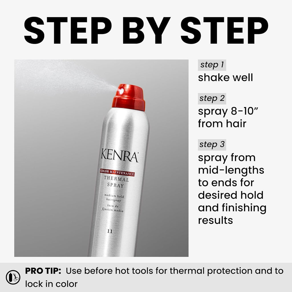 Kenra Color Maintenance Thermal Spray 11 - 8 oz Hair Color Protecting Styling Spray