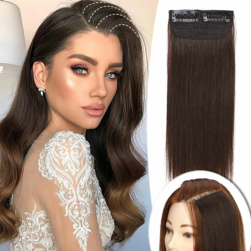 Seamless Clip-In Hairpiece Extensions for Natural Looks - Remy Human Hair