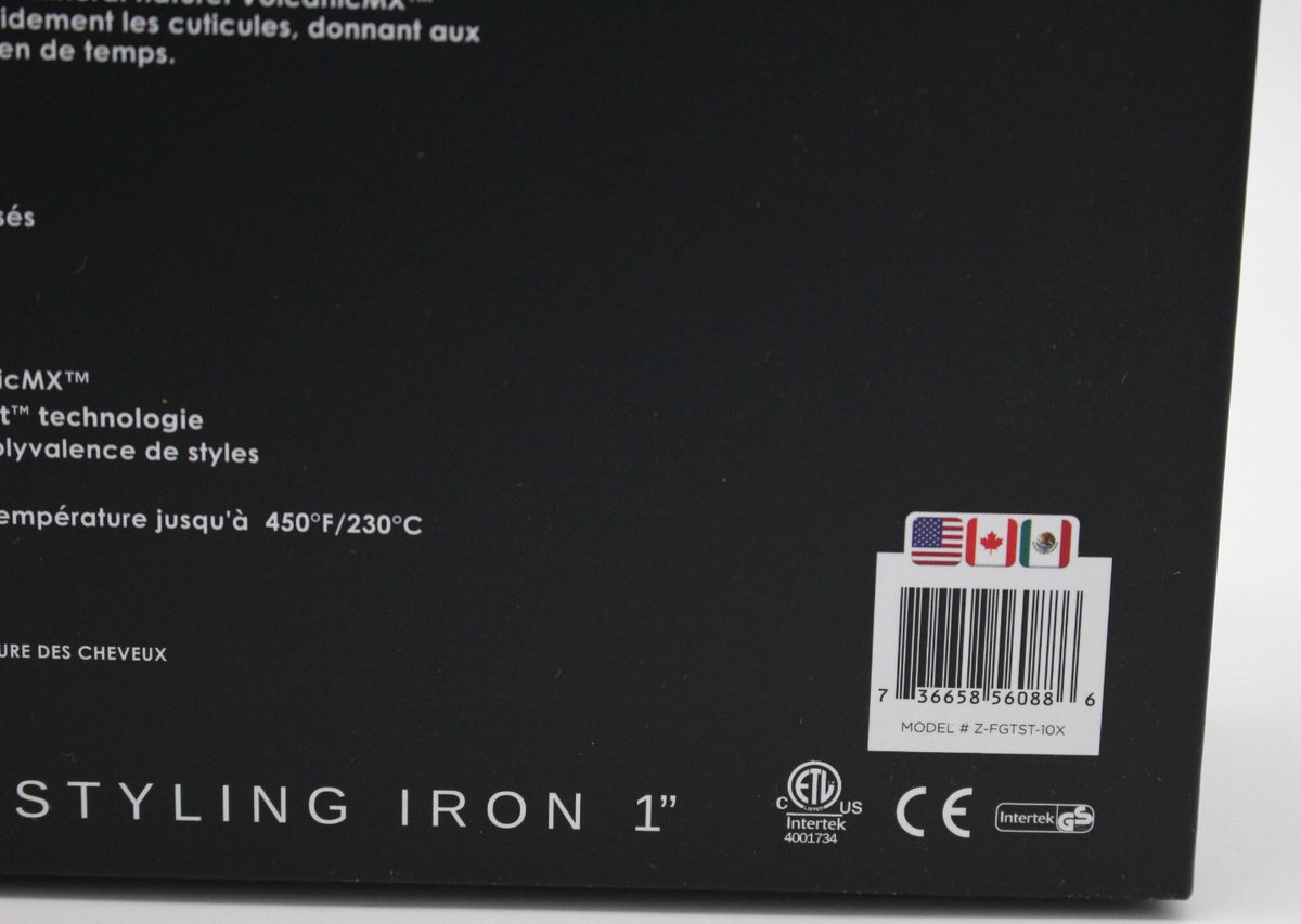 Bio Ionic 10X Pro Flat Iron 1-Inch Vibrating Plates Hair Styling Tool