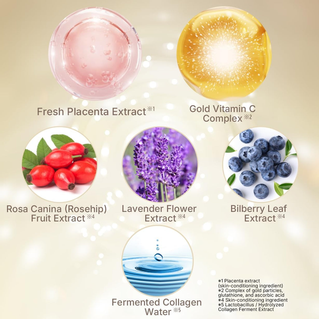 Vitamin C Serum with Placenta & Collagen for Bright Skin 50ml