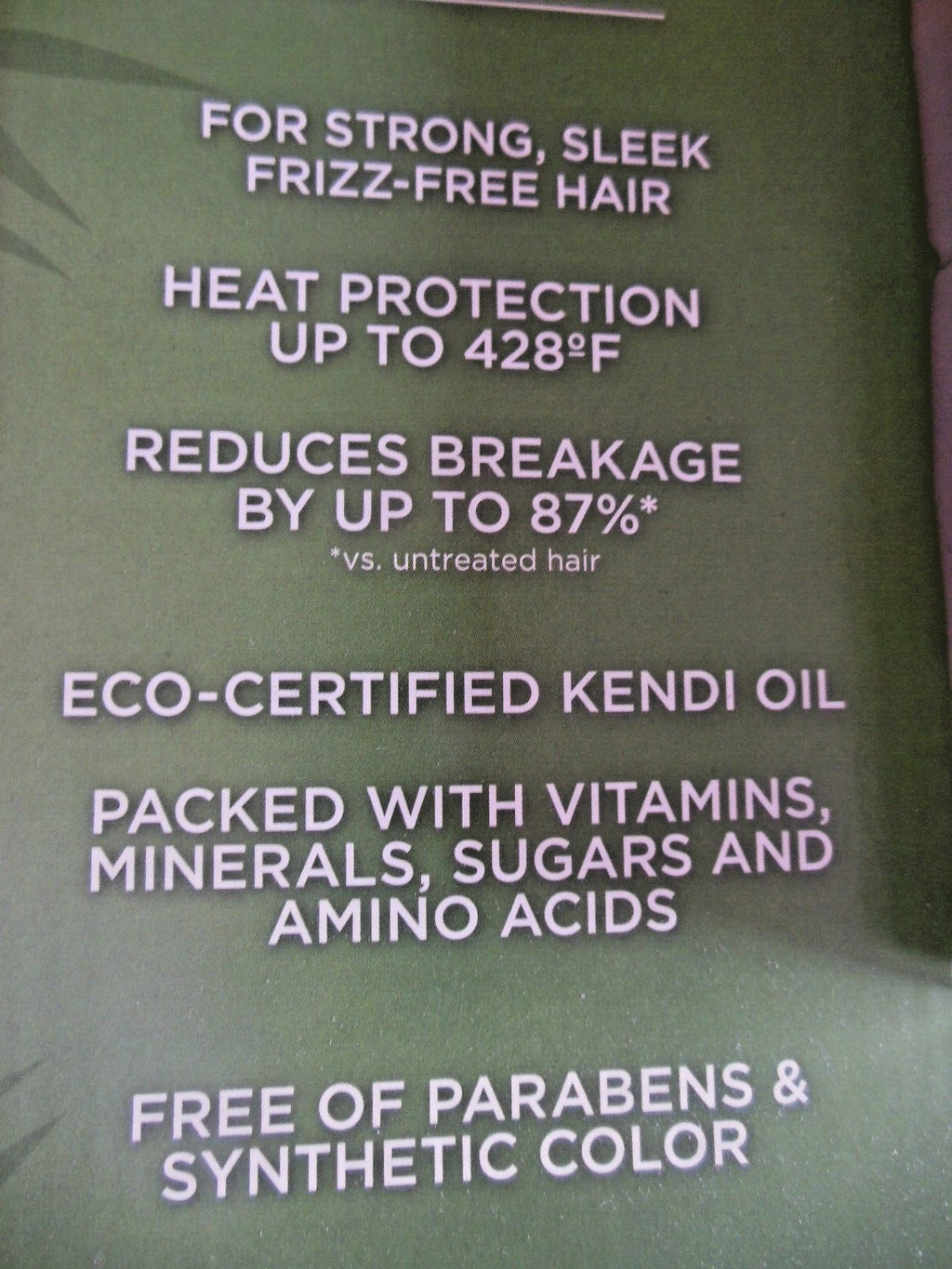 Bamboo Anti-Breakage Thermal Protectant Spray with Kendi Oil - Heat Protection up to 428°F, 4.2 fl oz