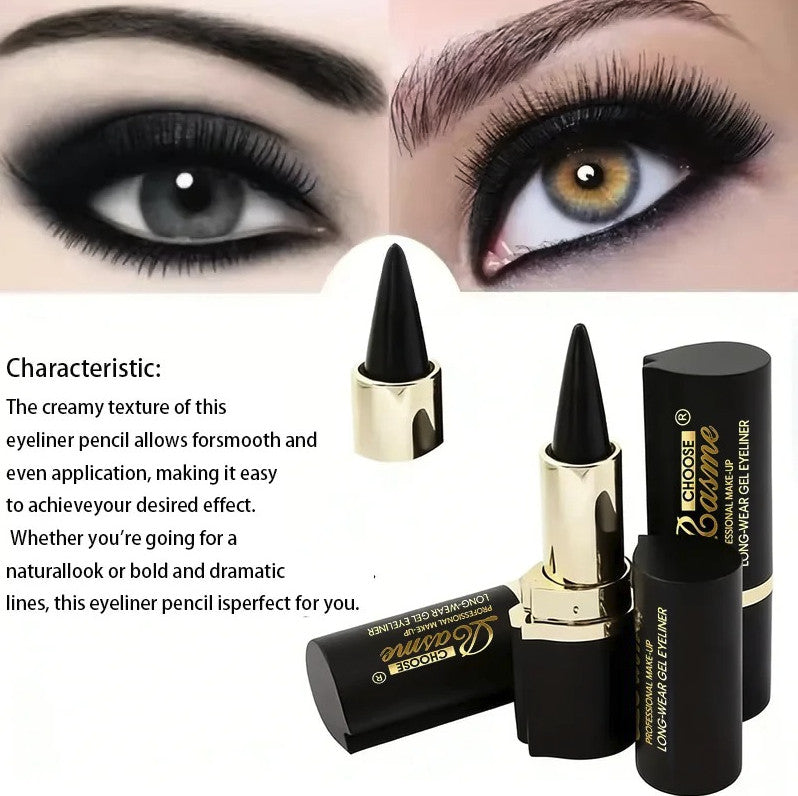 Waterproof Gel Eyeliner Pencil for Precise Eye Makeup - Smudge-Resistant