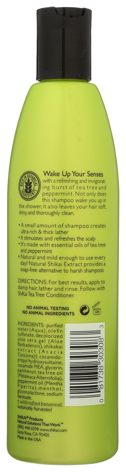 Natural Tea Tree Shampoo 12 Fl Oz | 3 Pack, Gentle & Refreshing Hair Care