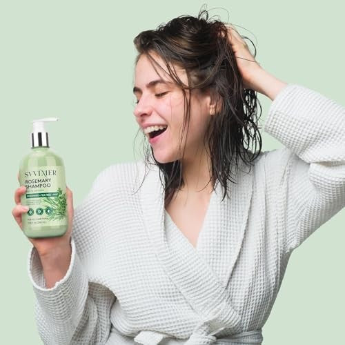 Volumizing Hair Thickening Shampoo with Tea Tree Oil & Biotin - 2 Pack