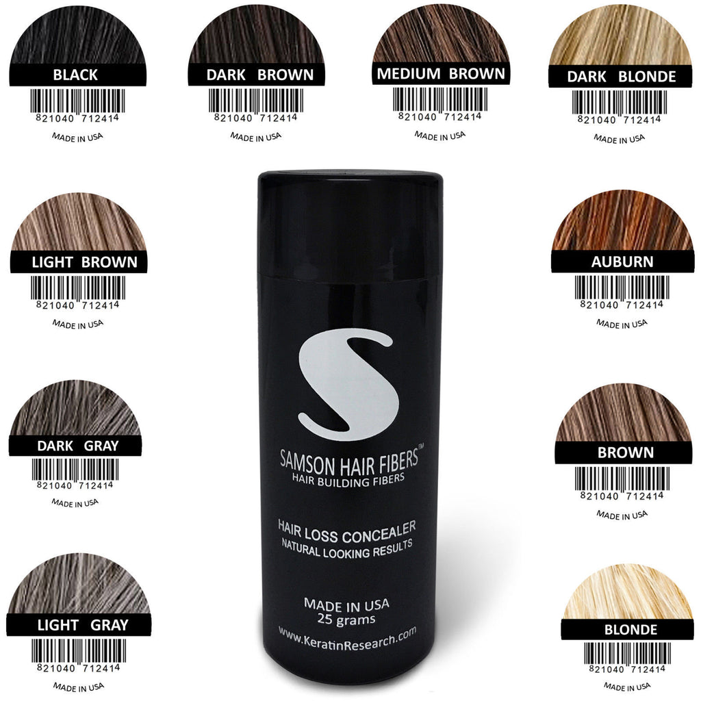 Hair Loss Concealer Fibers for Dark Blonde Hair 50g - Natural Look