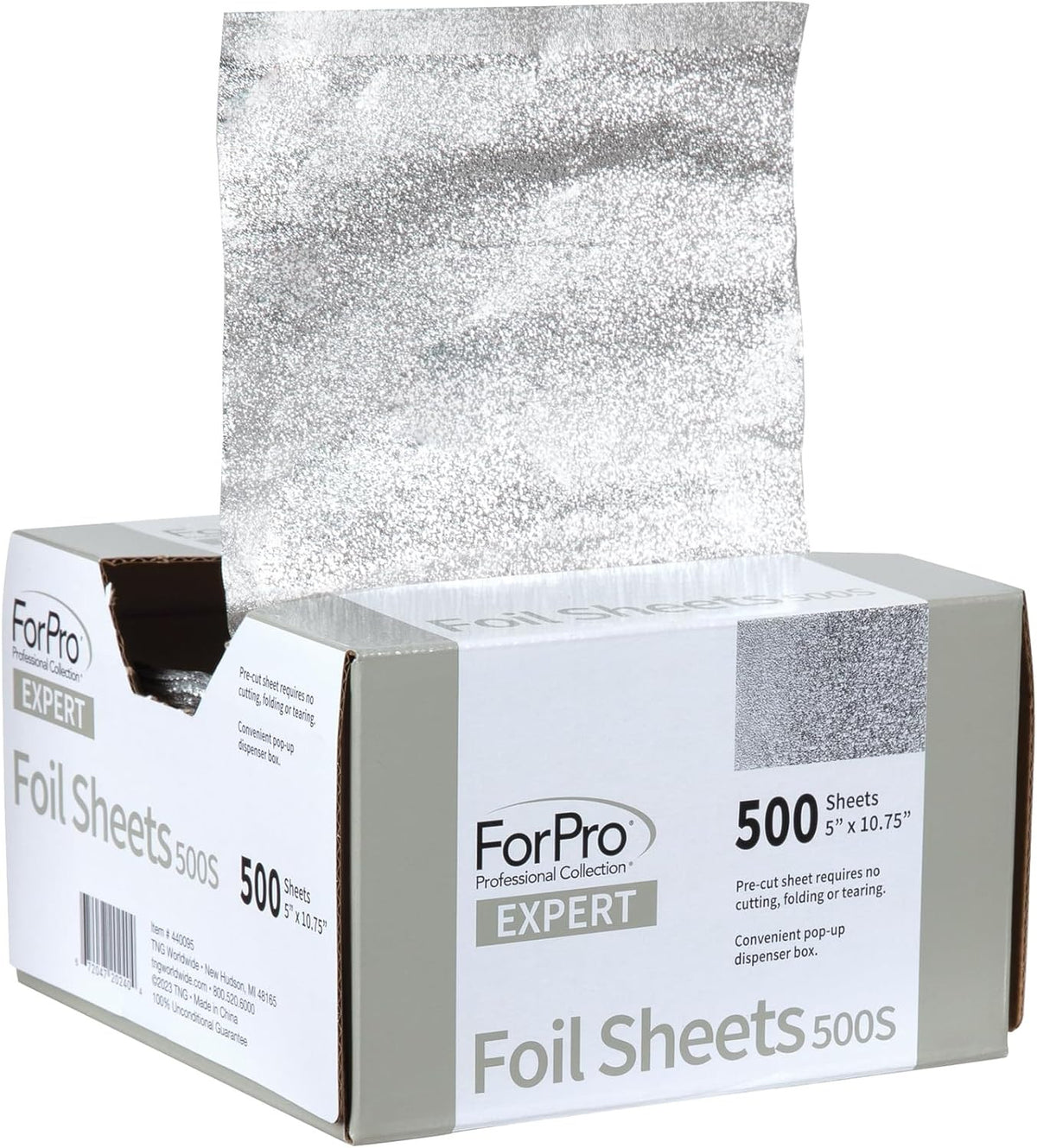 Pre-Cut Embossed Aluminum Foil Sheets for Hair Coloring & Food Use 500 Pack