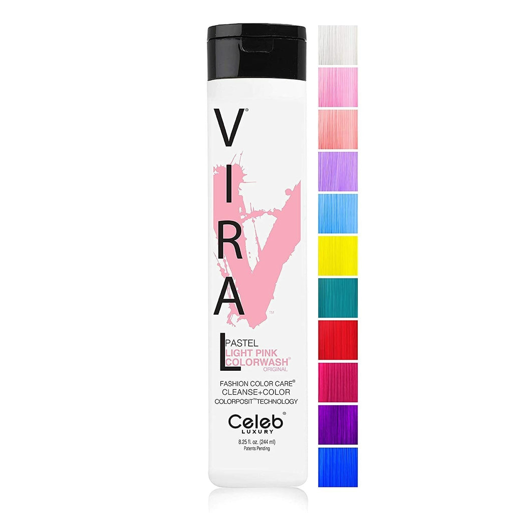 Viral Hair Color Shampoo 8.25oz - Temporary Color Wash for Hair