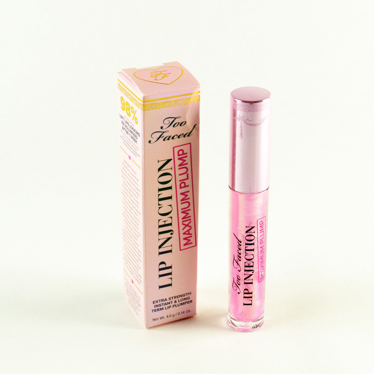 Lip Plumper - Maximum Strength Instant & Long-Term Lip Enhancement 0.14 Oz