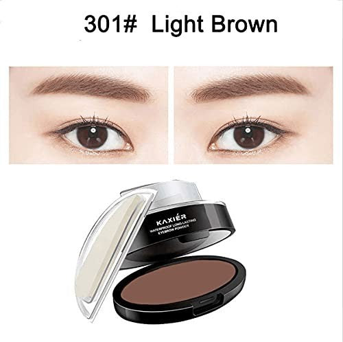 Waterproof Eyebrow Stamp Kit Light Brown 301 - Long-lasting & Easy to Use