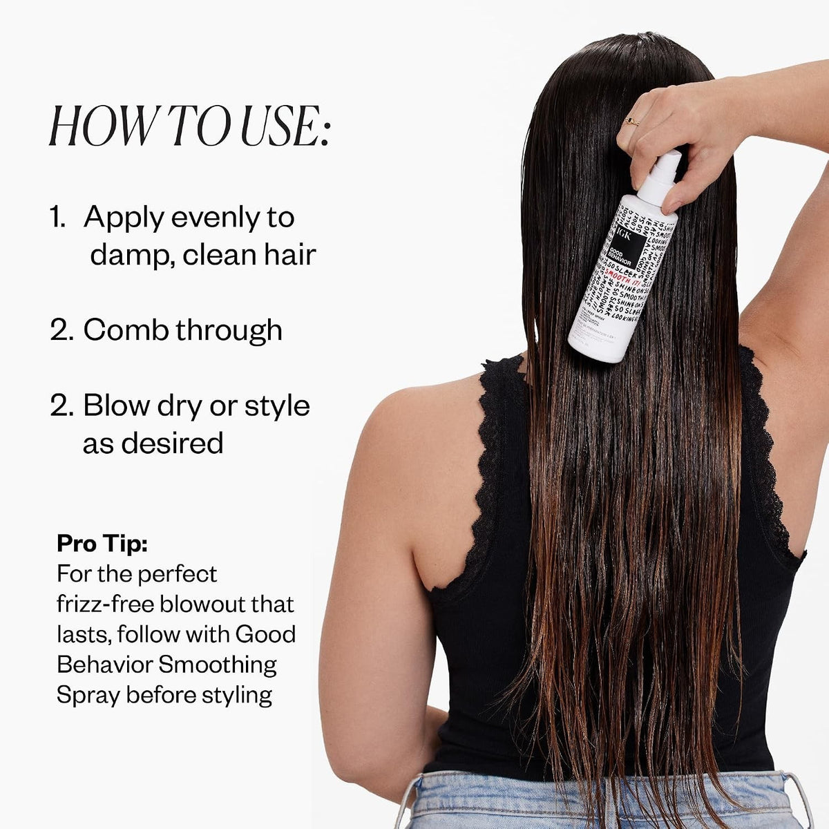 All Hair Types Coconut Oil Hair Spray 4-in-1 Nourishing & Detangling