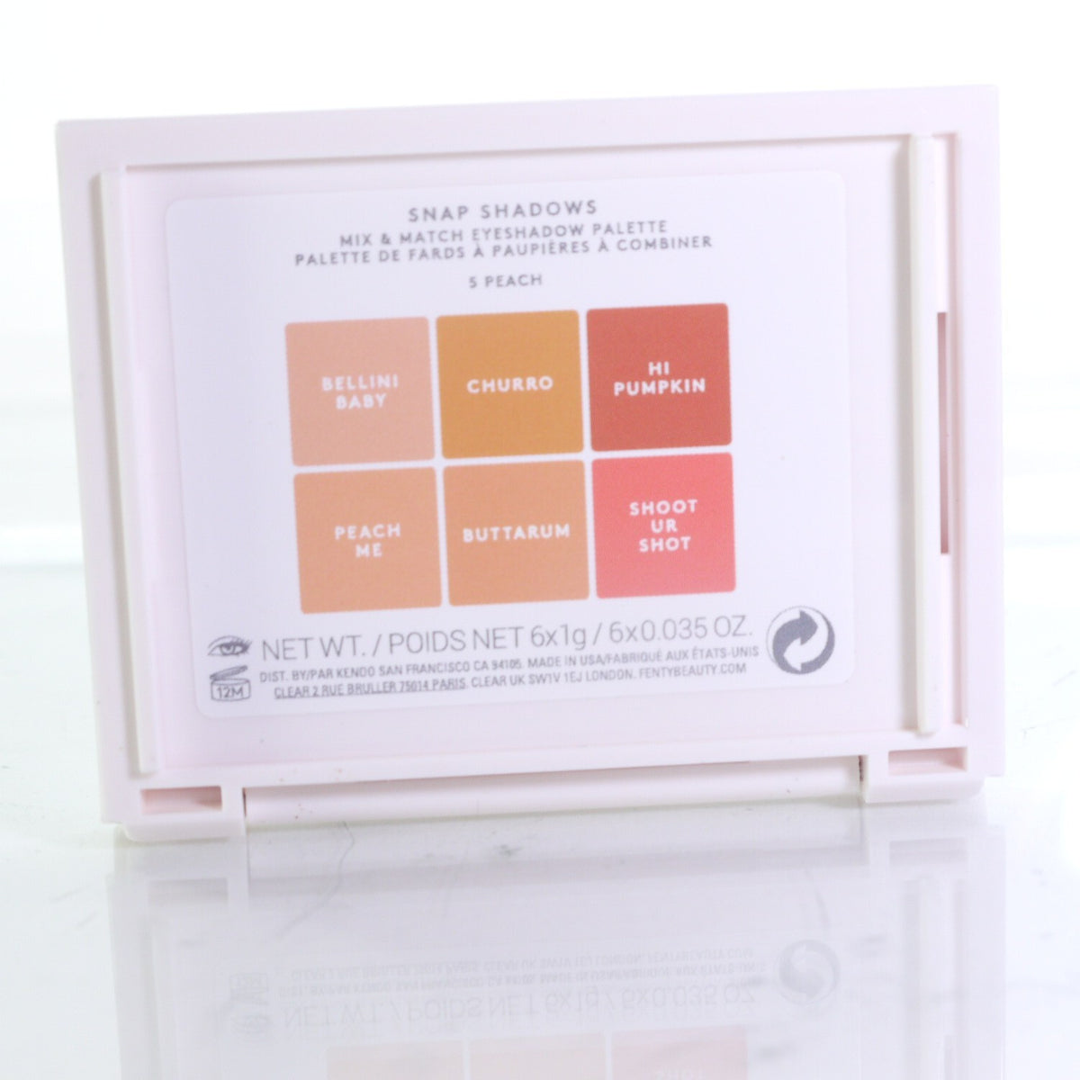 Fenty Beauty Snap Shadows Mix & Match Eyeshadow Palette in 5 Peach
