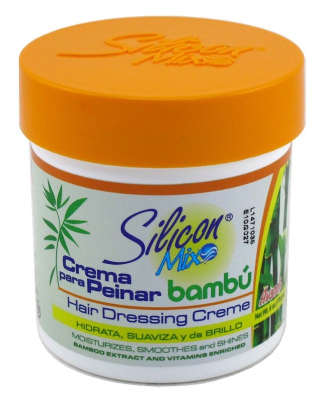 (3 Pack) Silicone Mix Hair Dressing Cream - Bambu Hair Care 6oz - Moisturizes & Shine