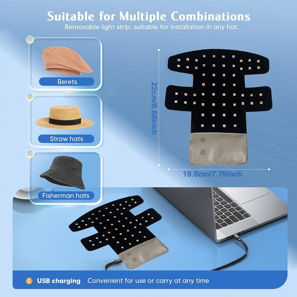 Red Light Therapy Cap for Hair Loss & Regrowth - 660nm & 850nm