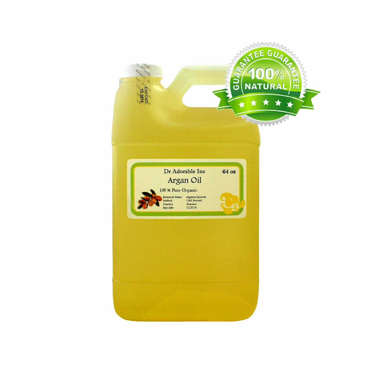Pure Organic Argan Oil for Skin Hair Face & Nails with Spray Bottle