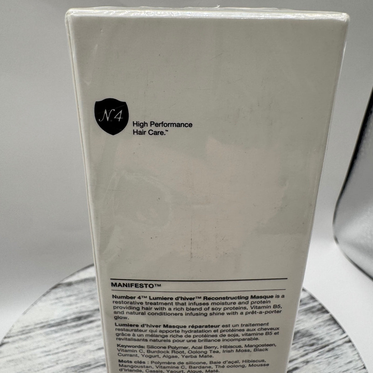 N.4 Reconstructing Hair Masque - 5.1 oz Hair Treatment for Damaged Hair