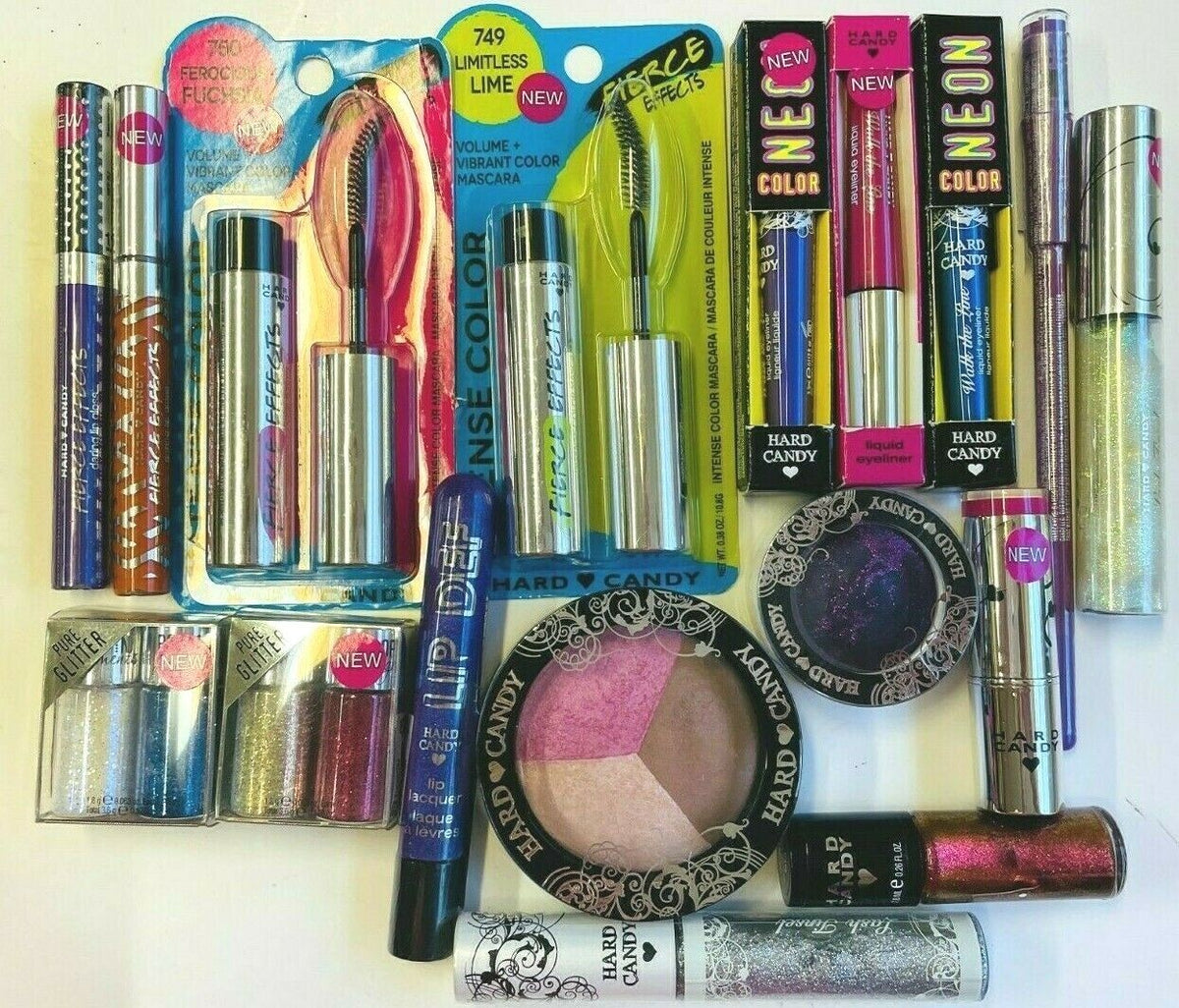 15 Bright Shade Makeup Lot - No Duplicates Sealed Cosmetic Set