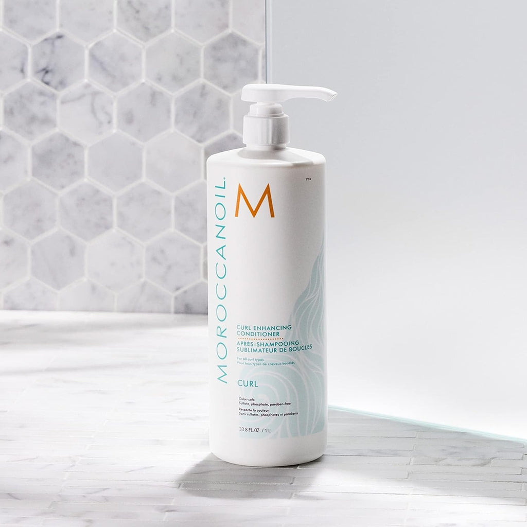 Moroccanoil Curl Enhancing Conditioner 33.8 oz - Nourishing, Frizz-Free, Color-Safe