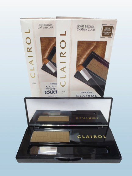 Temporary Root Touch Up Powder Light Brown - 2 Pack