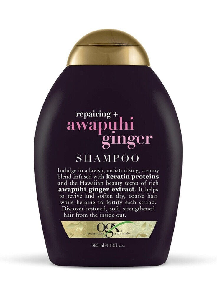 Sulfate-Free Ginger Shampoo for Damaged Hair - 13 Oz