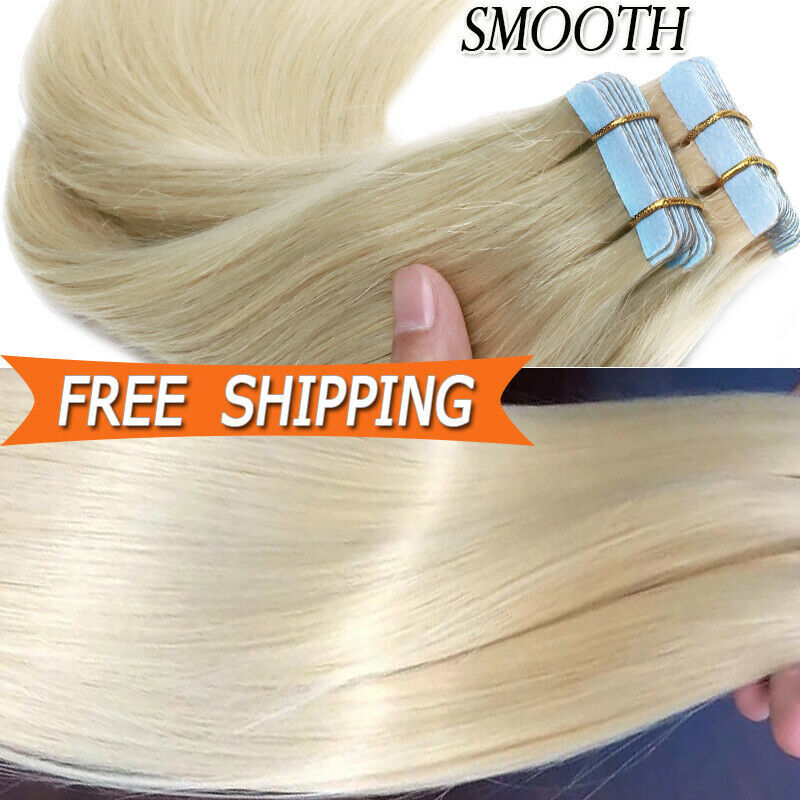 Premium Russian Remy Tape-In Hair Extensions Full Head - Thick & Natural