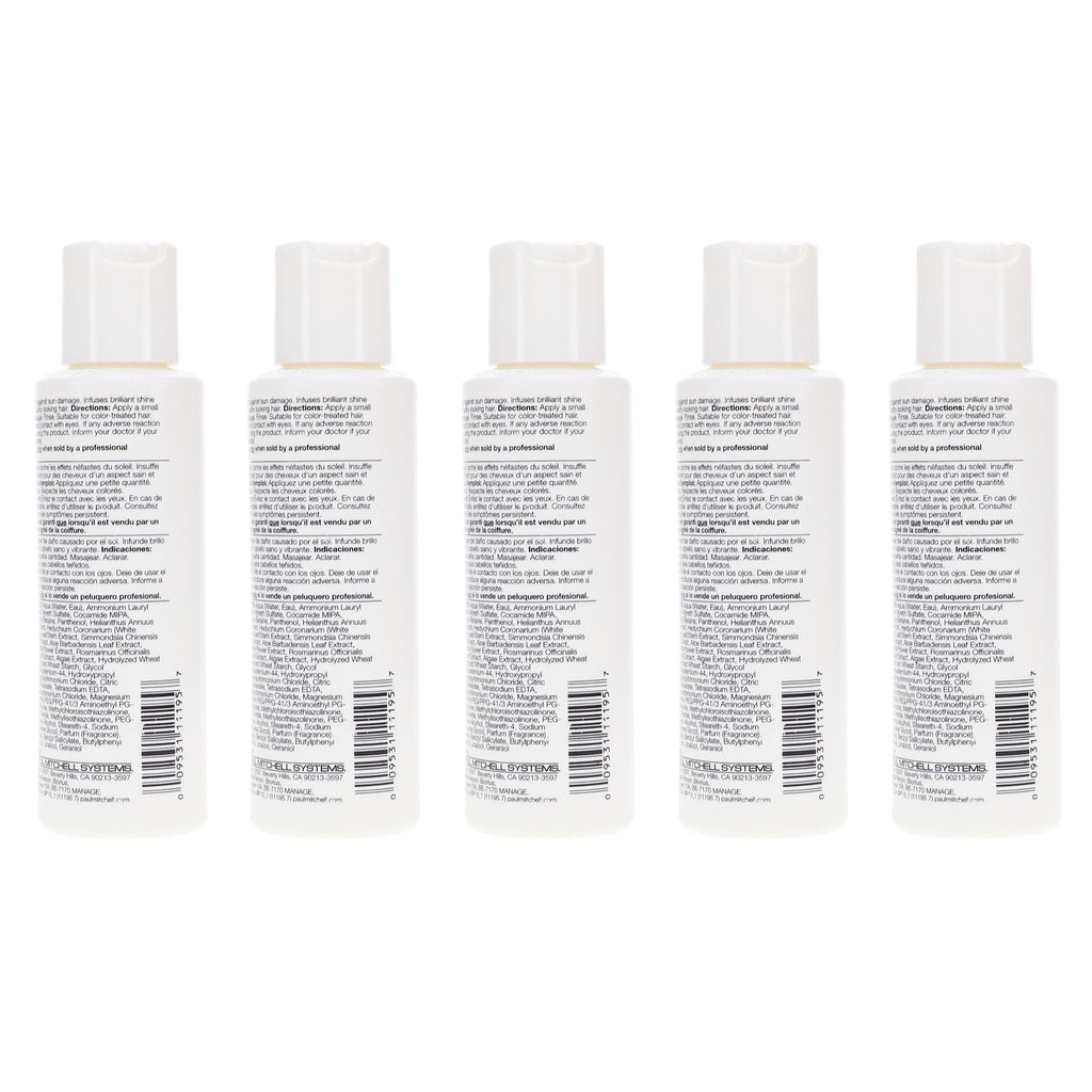 Paul Mitchell Color Protect Daily Shampoo 3.4 oz 5 Pack - Sulfate & Paraben-Free