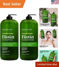 Sulfate-Free Biotin Hair Growth Set with Essential Oils - Color Safe & Gentle