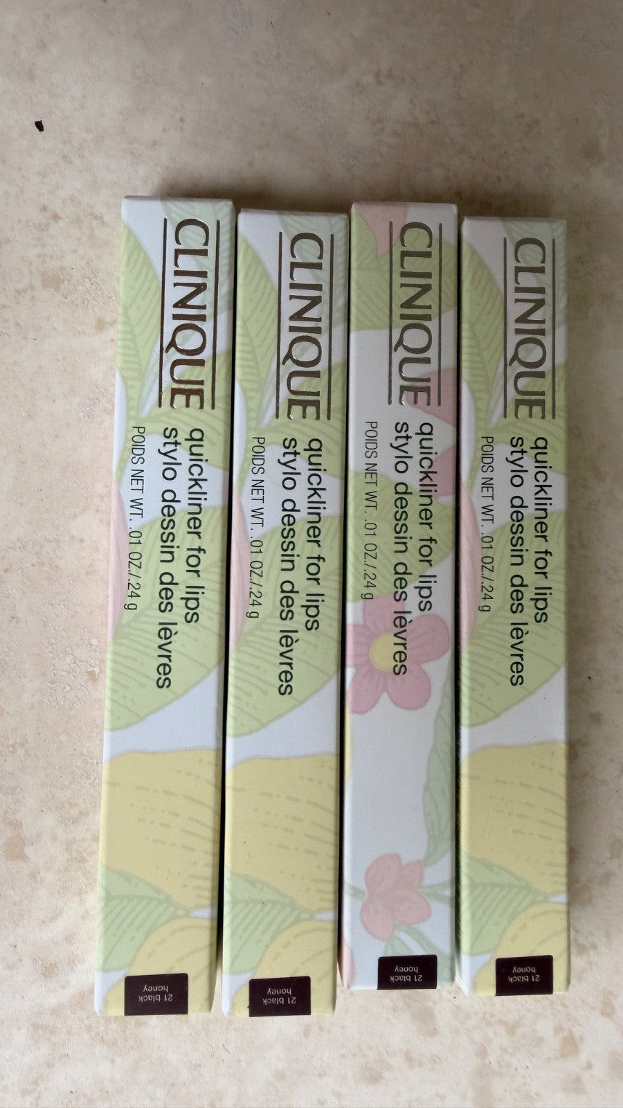 Clinique Long Lasting Lip Liner Black Honey Full Size - Waterproof & Automatic