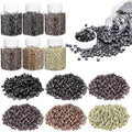 Hair Extension Micro Beads Kit 3000PCS Silicone-Lined for I-Tip & Sew-In Extensions