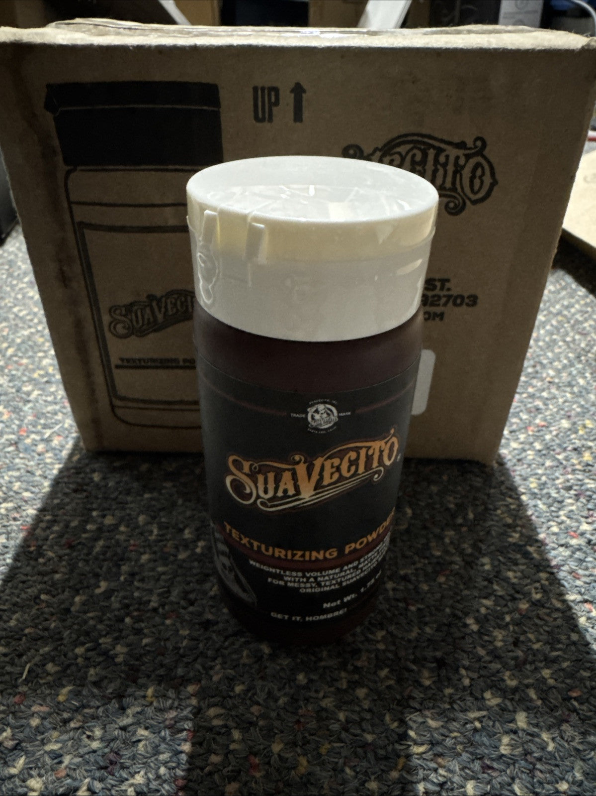 6 Pack Suavecito Texturizing Hair Powder 1.75 oz for Styling & Volume