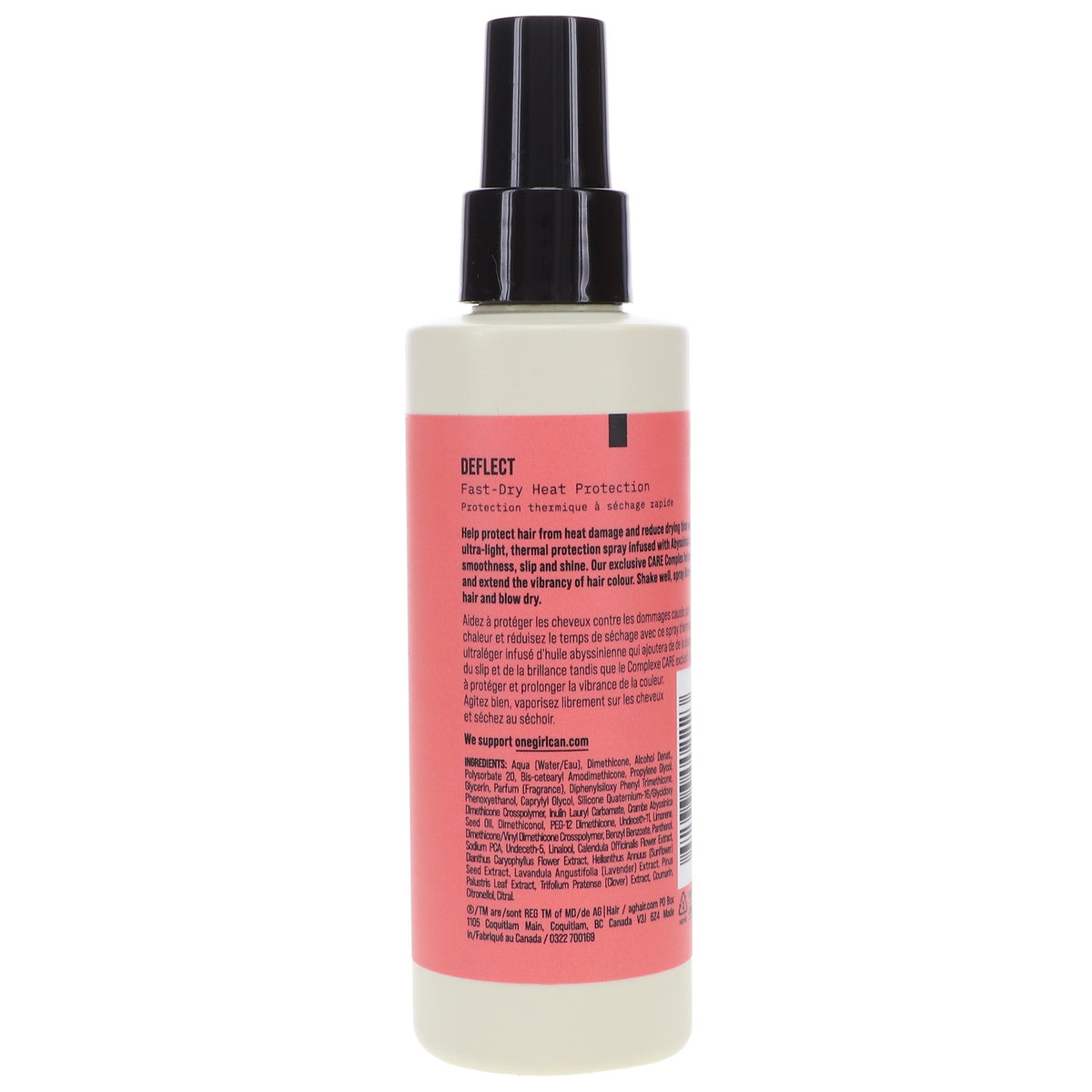 Heat Protectant Spray for Hair - Fast-Dry, Moisturizing, 5 oz