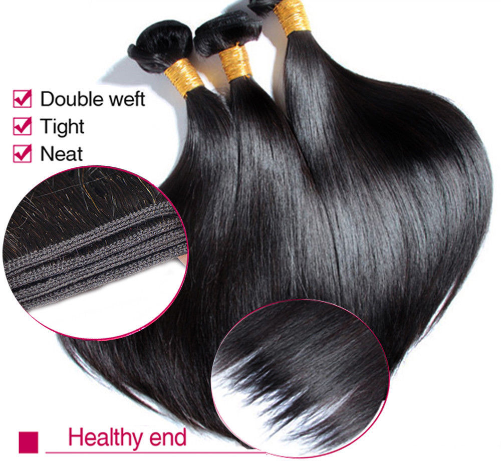 10A Mink Silky Straight Human Hair Bundles - Unprocessed Brazilian Remy Hair