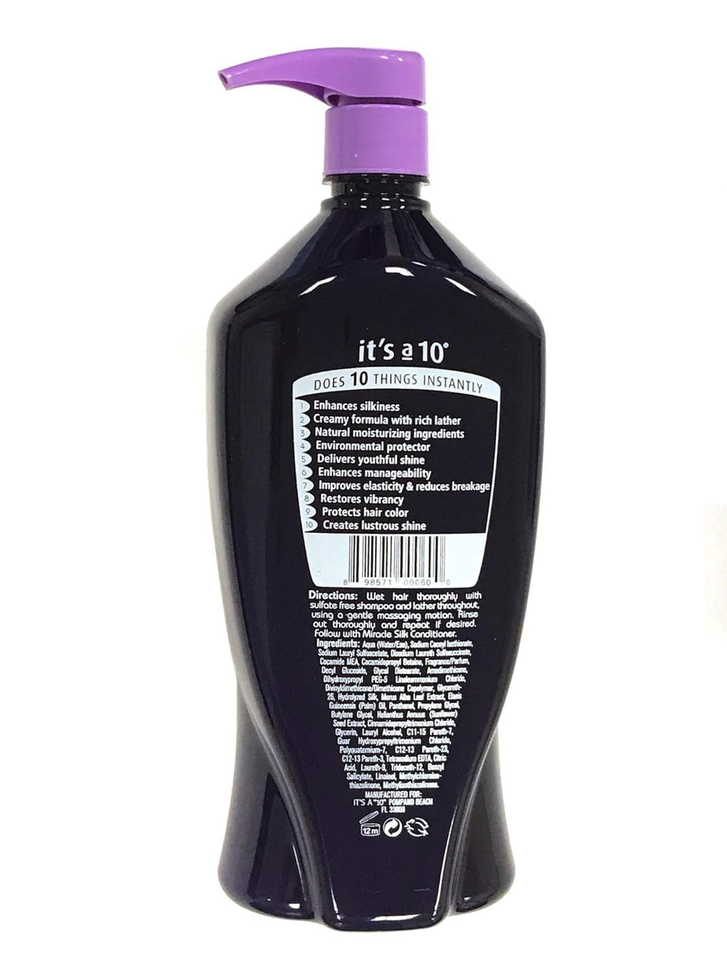 Salon Size Miracle Silk Shampoo 33.8 oz - Hair Repair & Color Protection
