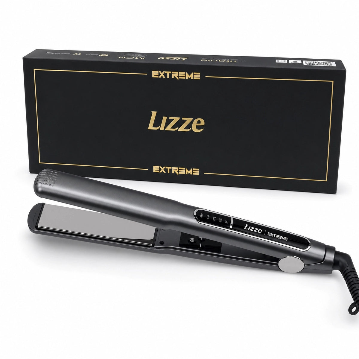 Professional Titanium Flat Iron Hair Straightener 480°F Dual Volt